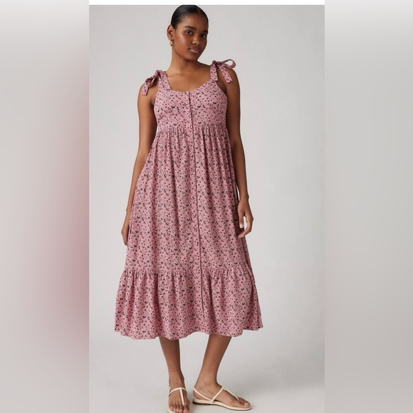 LEVI KATHERINE Maxi Dress - Pink Floral - Picture 1 of 12